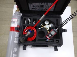 トレーサーガス式漏水調査器