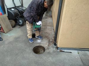 コンクリート部分の破壊